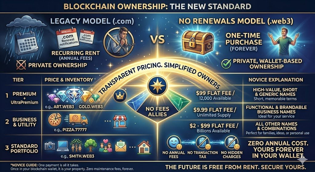 Legacy Rental Versus Blockchain Ownership